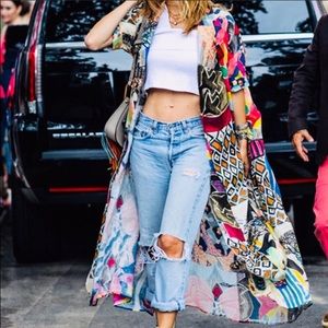 Long 1/2 sleeve kimono